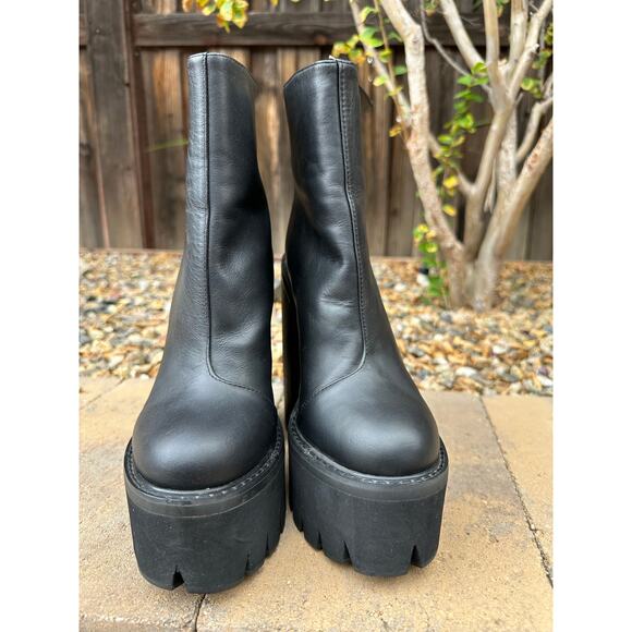 Jeffrey Campbell Mulder Platform Black Boot size 7.5 / 38 - Picture 14 of 16